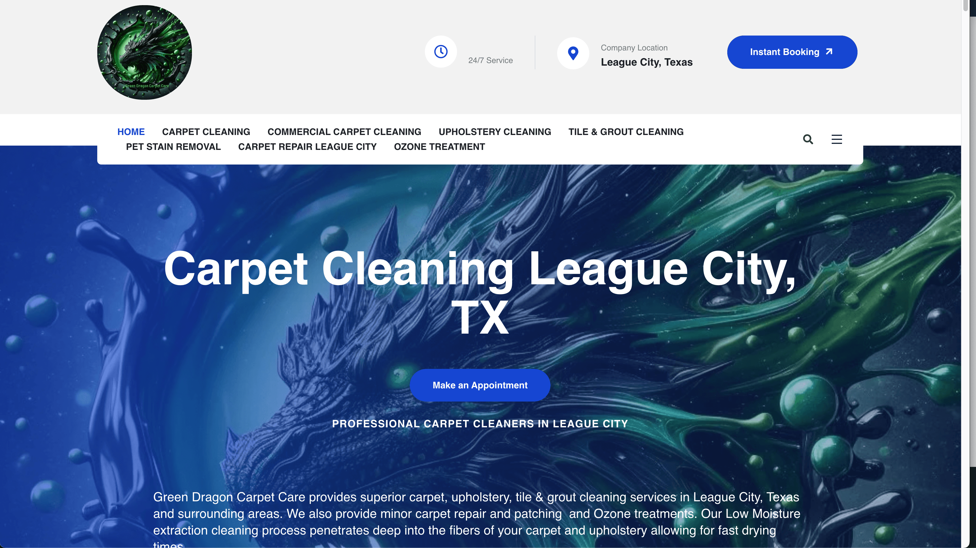 Green Dragon Carpet Care https://www.carpetcleanersleaguecity.com